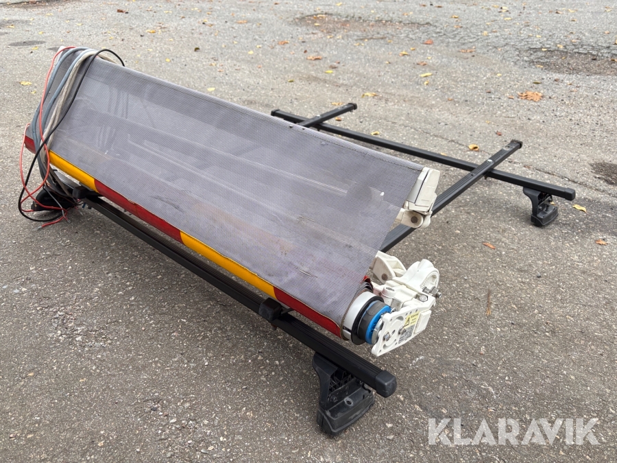 Varningsskylt ATA 12B A20 rullbar med elmotor