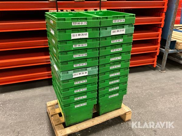Plastlådor 20st