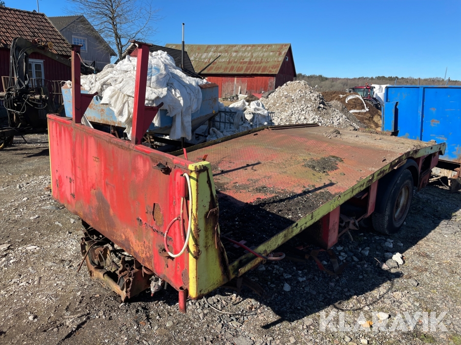 Avkapat lastbilsflak