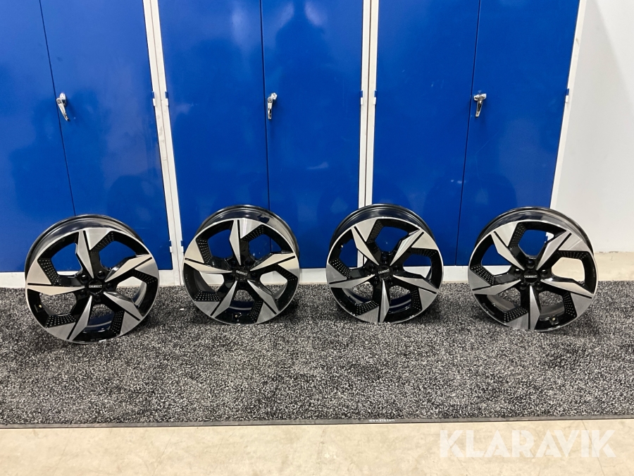 Aluminiumfälgar Dezent AO Dark 7,5x19 5/112 4st nya