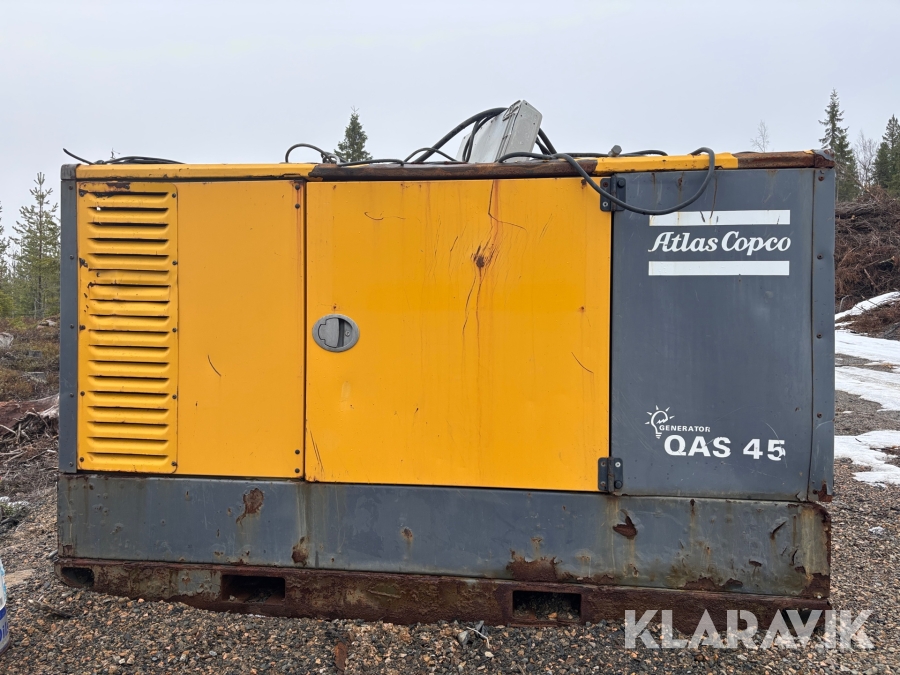Elverk Atlas Copco Qas 45