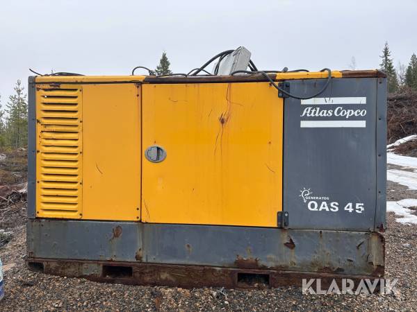 Elverk Atlas Copco Qas 45