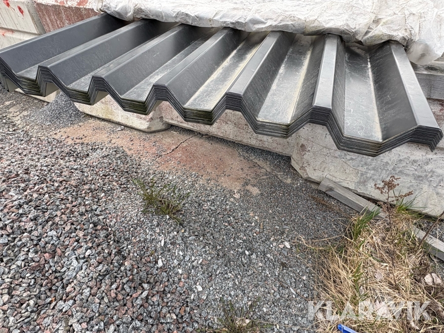 Takplåt TP-45 0,60mm svart 35st