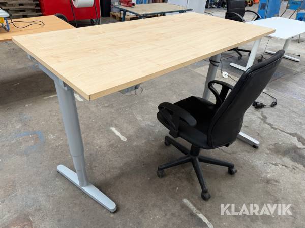 Skrivbord Ikea Galant höj/sänk med stol