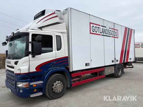 Kylbil Scania P270 med bakgavellyft