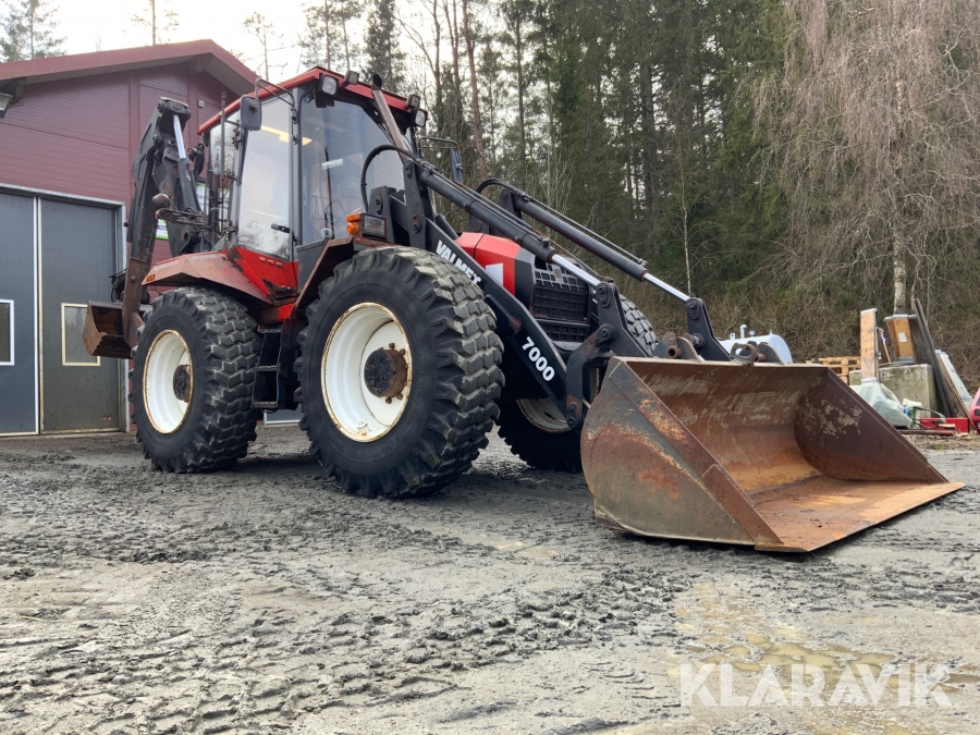 Grävlastare Valmet 7000