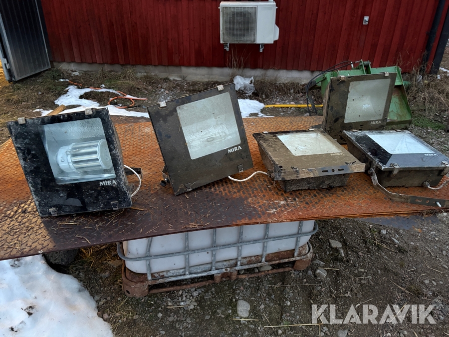 Arbetslampor 5st Mira 63