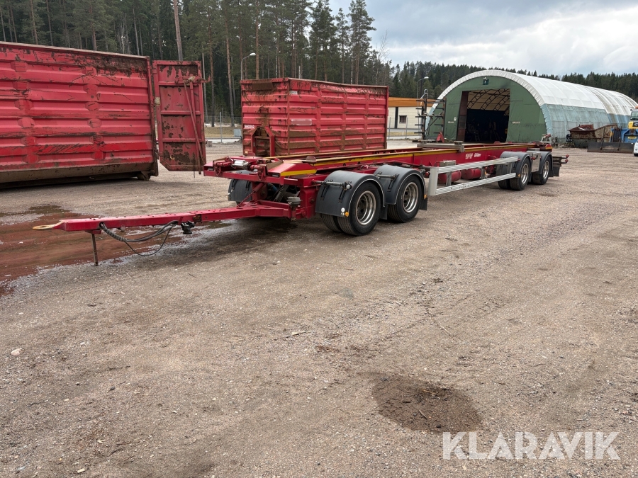 Lastväxlasläp Hogstad Släpet Glider med fjärrstyrning