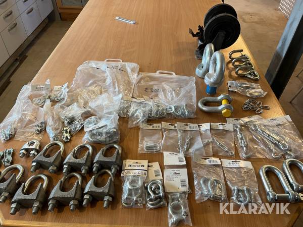 Diverse lyftöglor & Schackel Forankra med mera