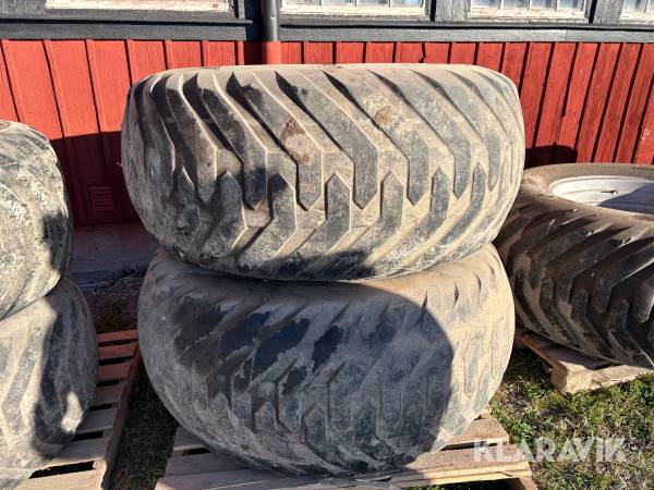 Däck med fälg Trelleborg Twin 404 2 st