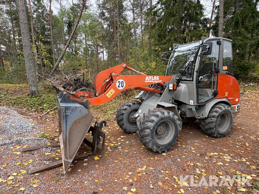 Hjullastare Atlas AR40 med redskap