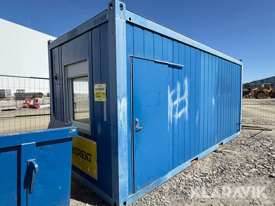 Kontorsmodul Containex Bas D, Mariestad, Klaravik auktioner
