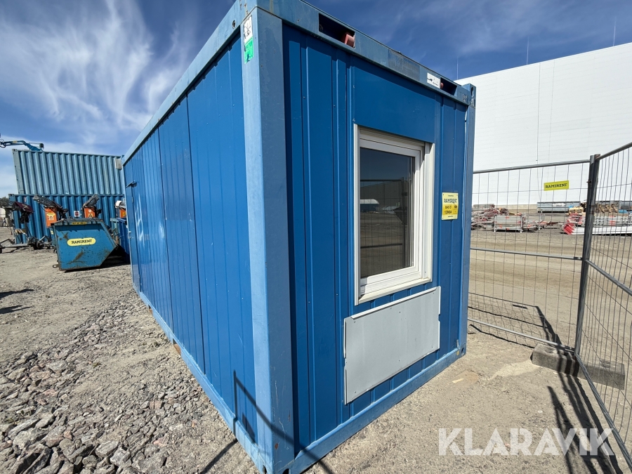 Kontorsmodul Containex Bas D, Mariestad, Klaravik auktioner