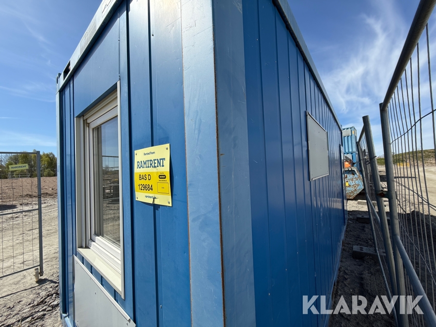 Kontorsmodul Containex Bas D, Mariestad, Klaravik auktioner