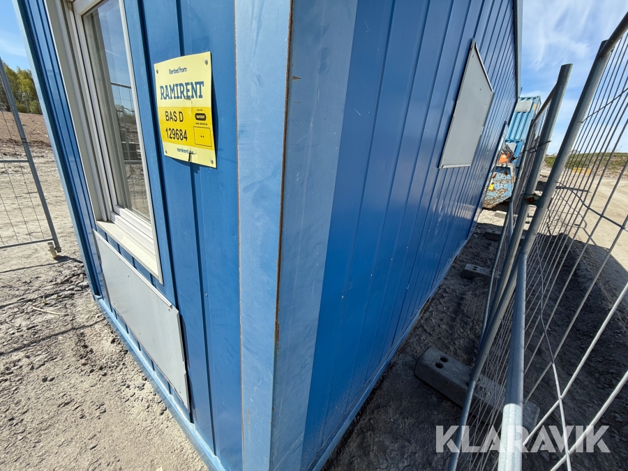 Kontorsmodul Containex Bas D, Mariestad, Klaravik auktioner