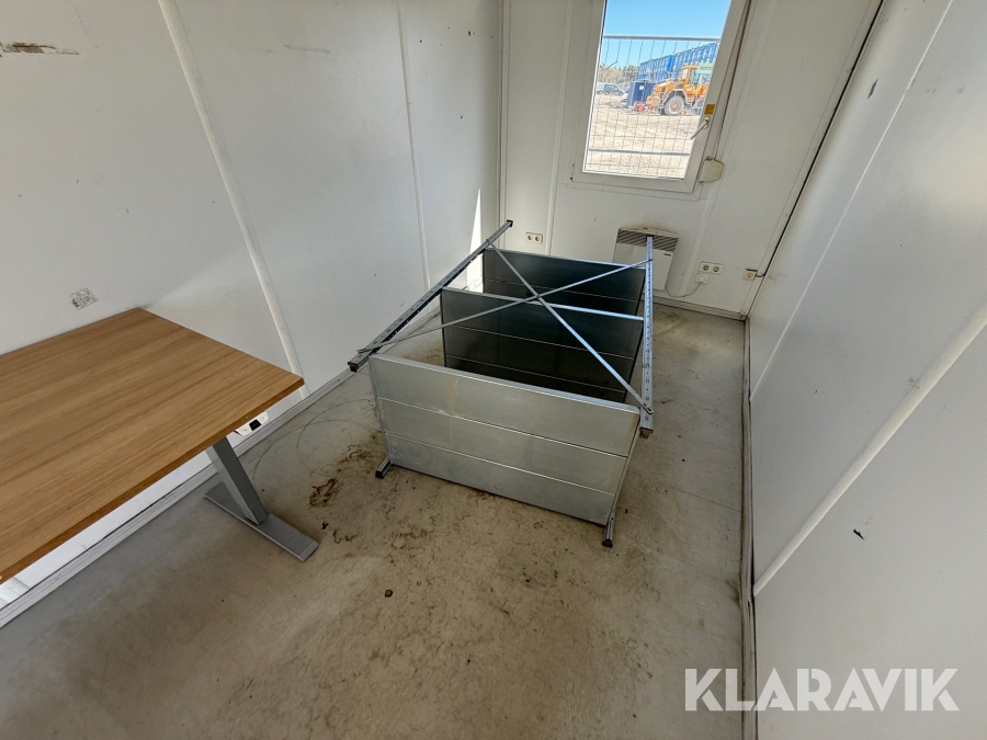 Kontorsmodul Containex Bas D, Mariestad, Klaravik auktioner