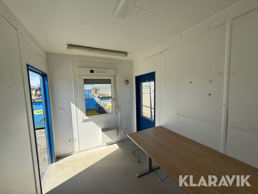 Kontorsmodul Containex Bas D, Mariestad, Klaravik auktioner