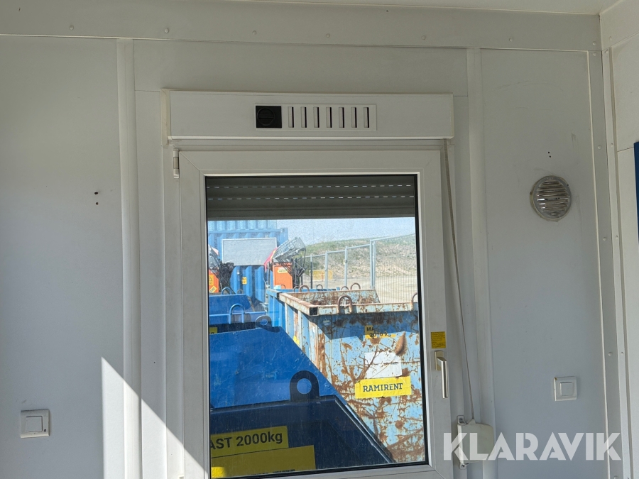 Kontorsmodul Containex Bas D, Mariestad, Klaravik auktioner