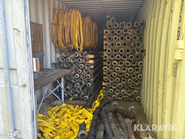 Container 3 st  med bevattningsrör
