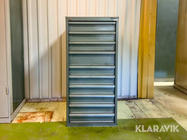 Verktygshurts, stål, golvmodell, 11 lådor AB Werba