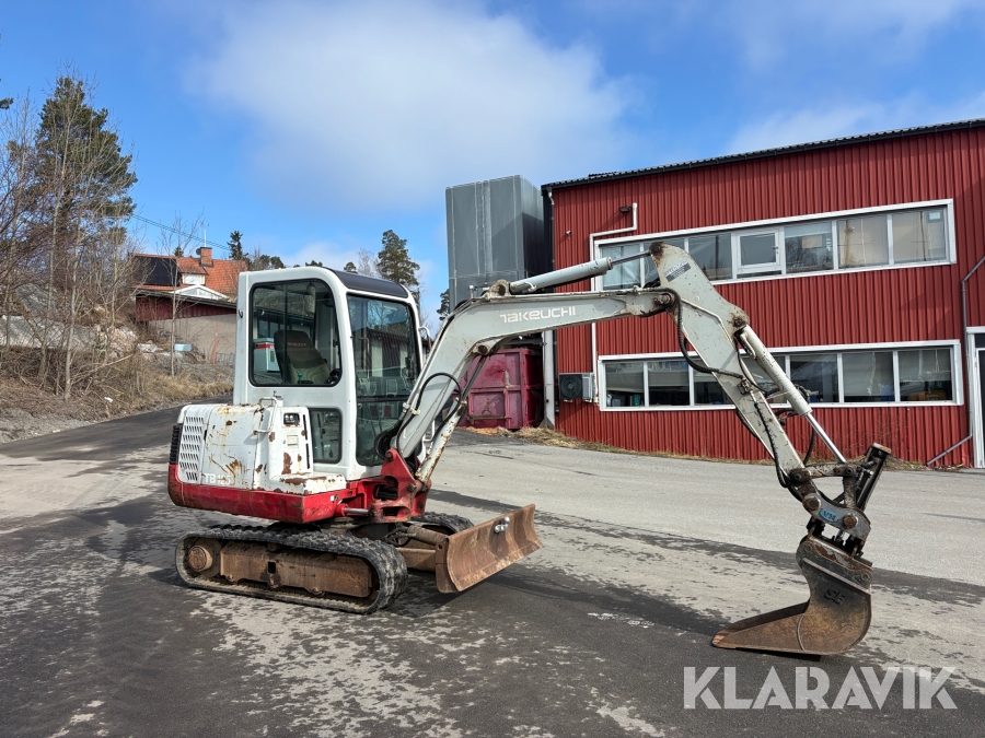 Grävmaskin Takeuchi TB125