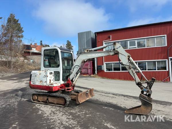 Grävmaskin Takeuchi TB125