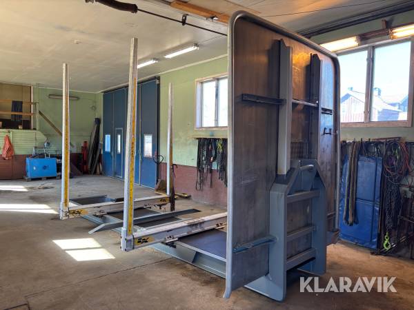 Timmerrede på lastväxlarram Laxå / OP L