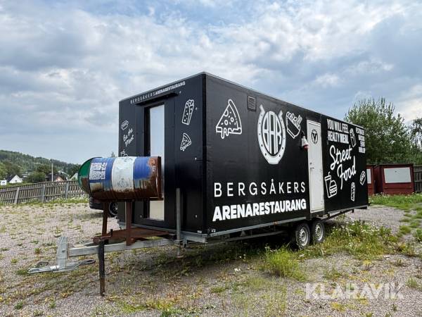 Matvagn/ Food truck med köksutrustning