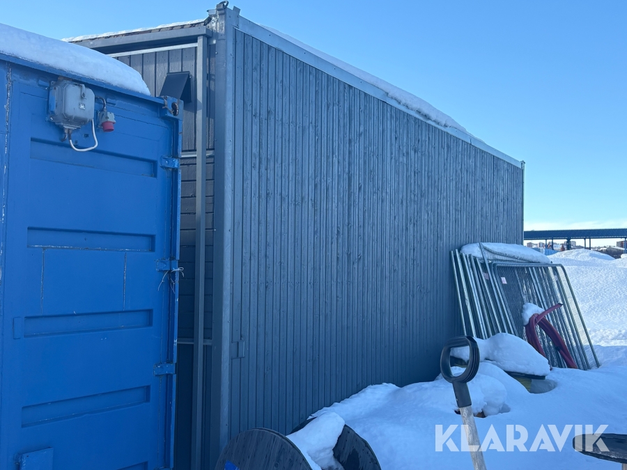 Kontorsbod med fikarumsbod  för ihopmontering Moelven