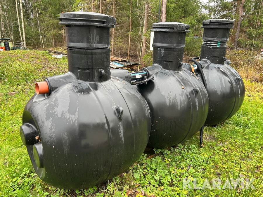 Avloppstank med styrskåp Uponor Uponal septic tank