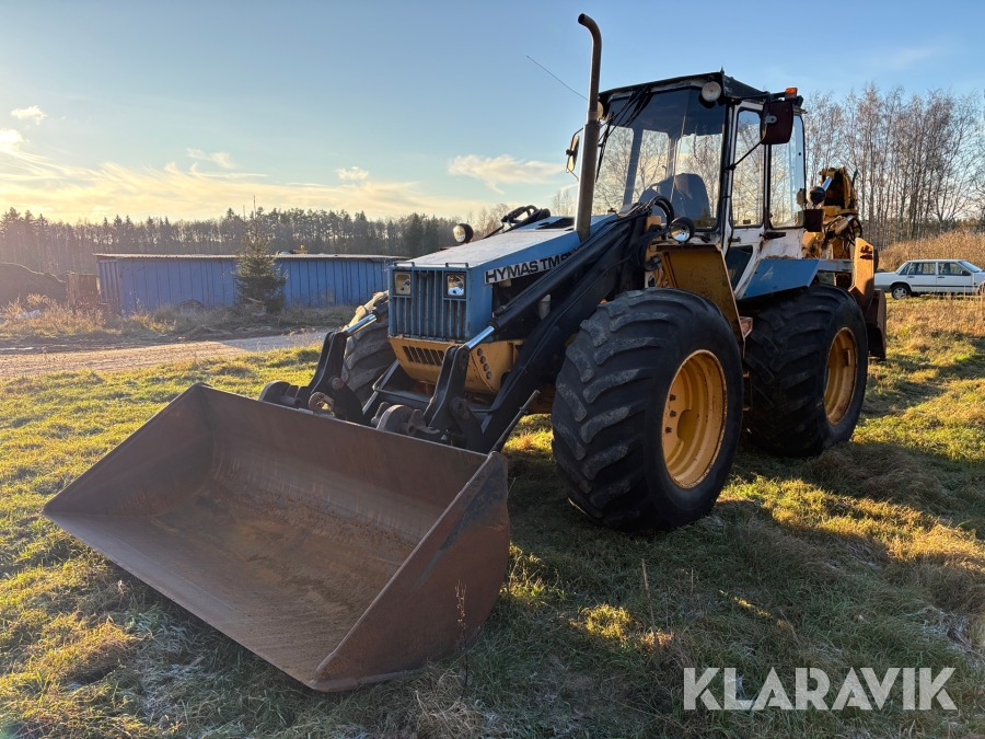 Traktorgrävare Hymas TM9 med 2st skopa