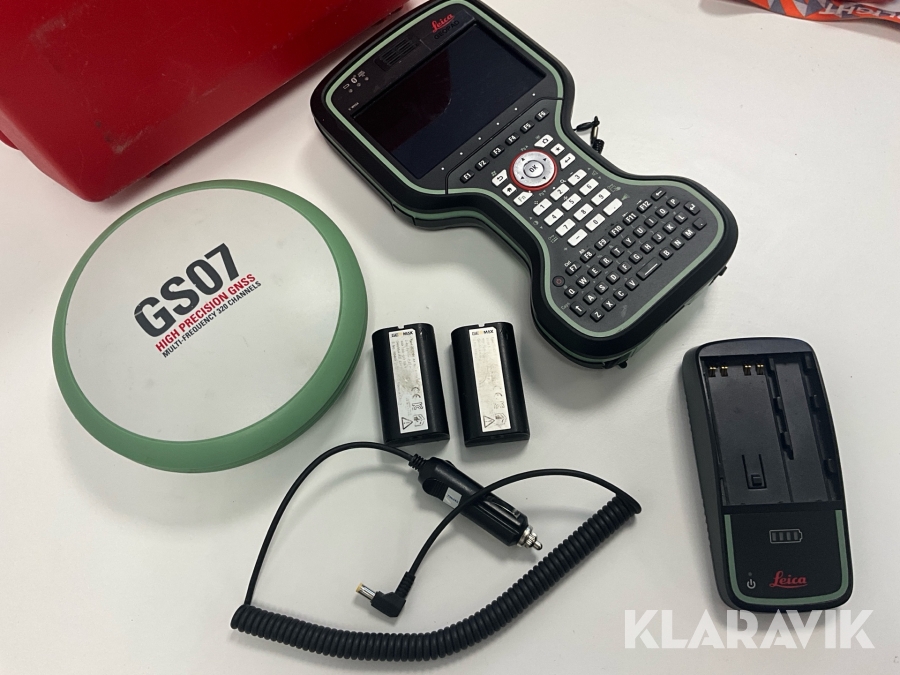GPS Leica GS07 med handdator