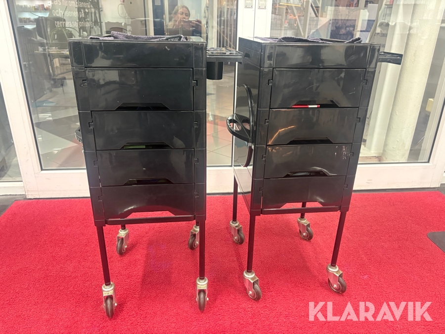 Frisörvagn / Tillbehörsvagn 2 st