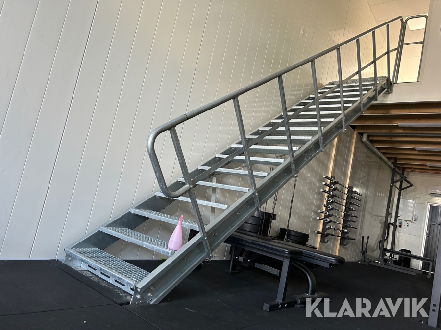 Ståltrappa   galvad