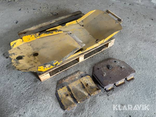 Bukplåtar / Stödbensplattor Hydrema 908 B