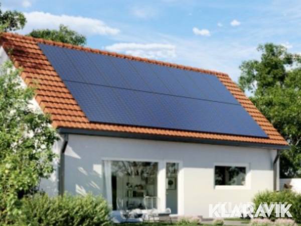 Solceller 8 kW komplett med växelriktare