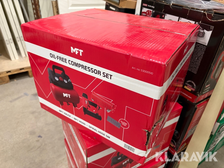Kompressorset MFT 106/OF N50D inkl pistol och slang
