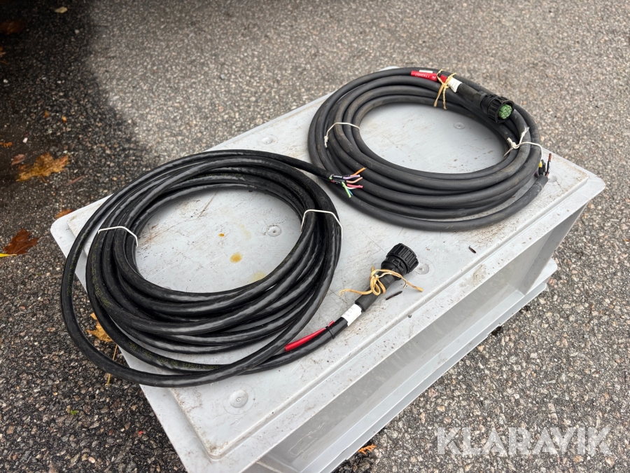 Kabel till släpvagnskoppling 7 poliga - 2 st