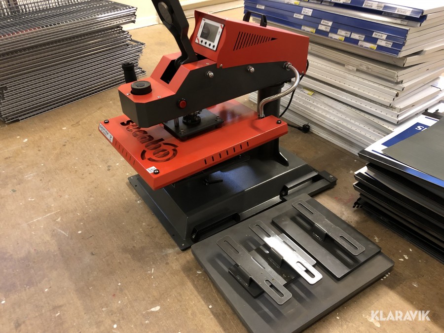 Transferpress för klädtryck