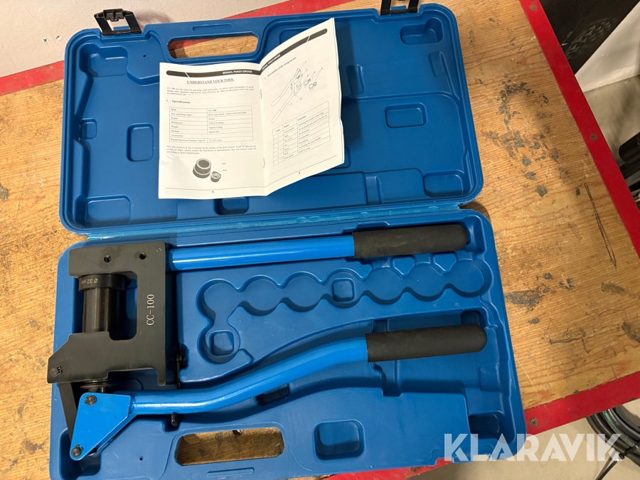 Hålslagare för plåt