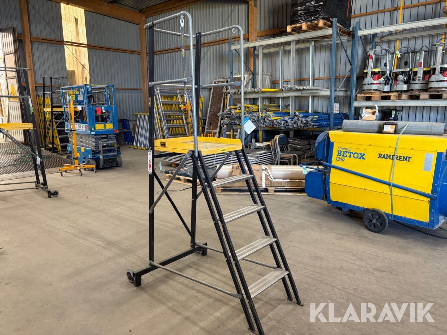 Trappstege med plattform Wibe WAP+ TMR 1,25