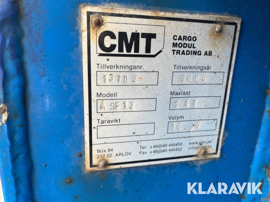 Asfaltsflak/Rundflak CMT ASF 13, Stockholm, Klaravik auktion