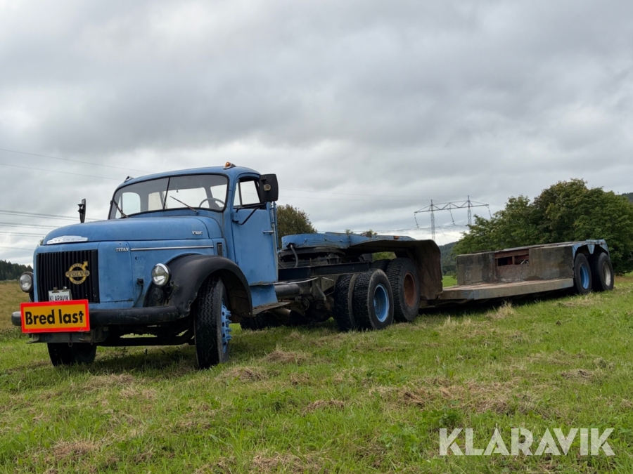Dragbil A-Traktor Volvo L 49526 Turbo TD96b 230hk med trailer