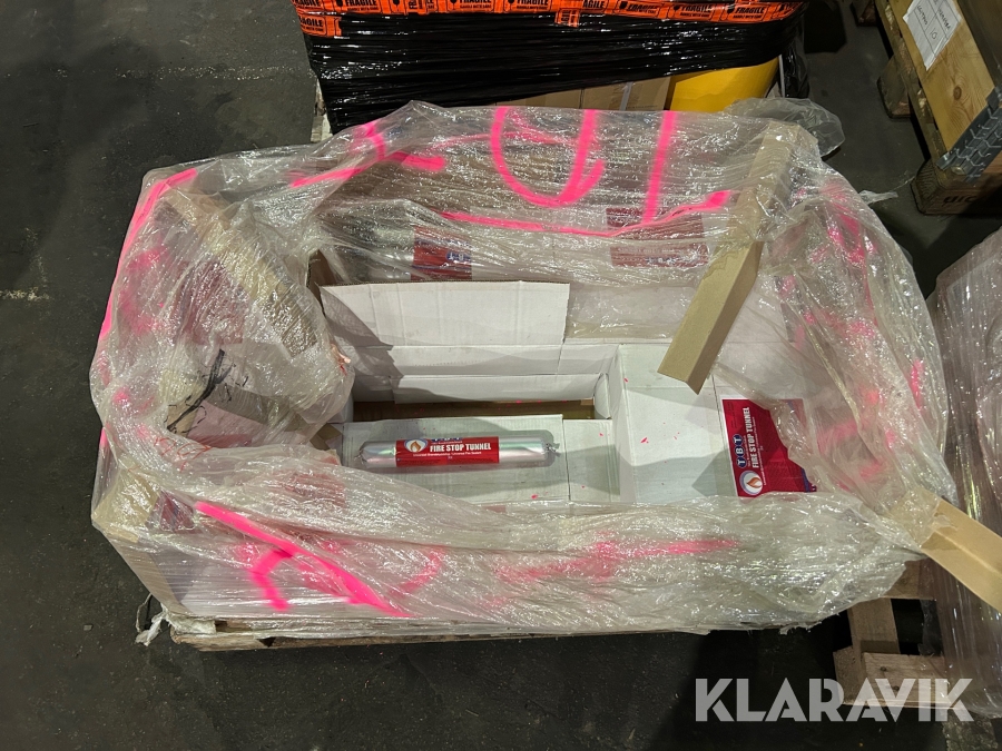 Brandskyddsfog TBT ca 10 lådor