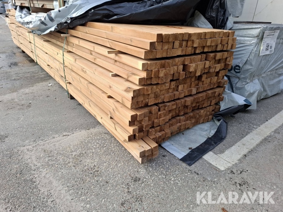 Thermowood ribbor Moelven 42x42