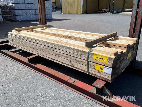Virkespaket ohyvlad gran 38x125 222löpmeter