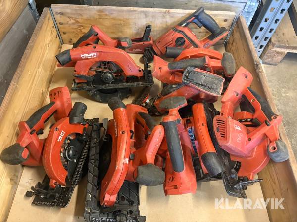 Parti med handverktyg Hilti 9 st
