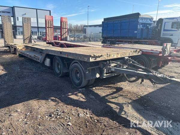 Maskinsläp / maskinvagn Fliegl VTS 380