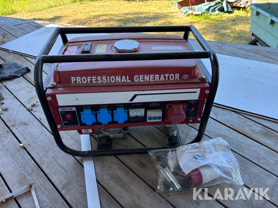 Generator Powertech PT8500WI 7.5kW
