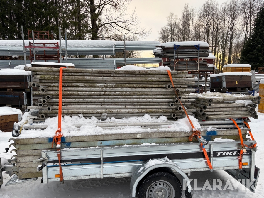 Ramställning Aluminium Jumbo ca 140 m2